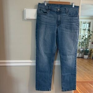 L.L. Bean Men’s Straight-Leg Jeans in Medium Blue